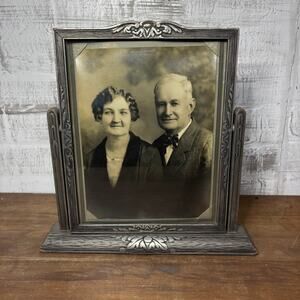 Antique Large Swivel Pedestal Frame